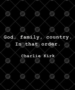 God Family Country In That Order Watermark