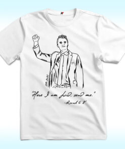 Charlie Kirk Here I Am Lord Send Me Shirt, Isaiah 6:8