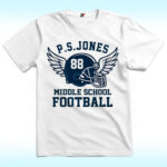 Jack O’Neal Tribute Wear P.S. Jones Middle School Football Shirt
