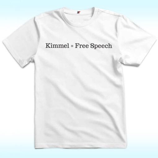 Kimmel = Free Speech Shirt
