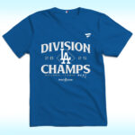 LA Dodgers NL West Division Champions 2025 Shirt