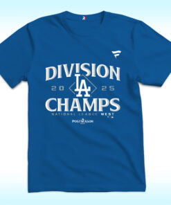 LA Dodgers NL West Division Champions 2025 Shirt