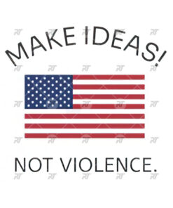 Make Ideas Not Violence Watermark