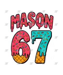 Mason Ice Cream Cute Meme Six Seven Watermark