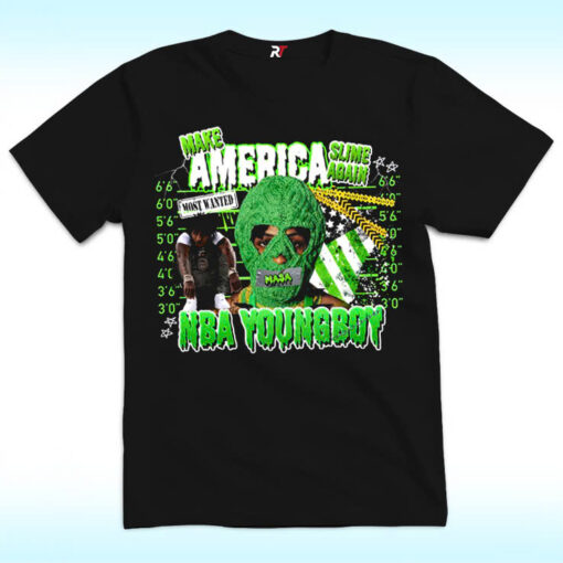 NBA Young Boy Masa Tour Shirt, Make America Slime Again