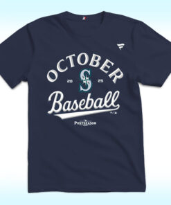 October Baseball 2025 Shirt, Seattle Mariners
