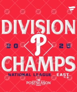 Philadelphia Phillies Fanatics 2025 NL East Division Champions Watermark