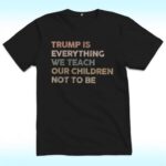 Trump Is Everything We Teach Our Children Not To Be Shirt
