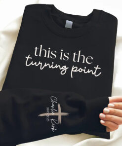 Turning Point Charlie Kirk On The Sleeve Sweatshirt