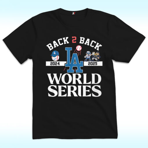 Dodgers Back 2 Back 2024-2025 World Series Shirt