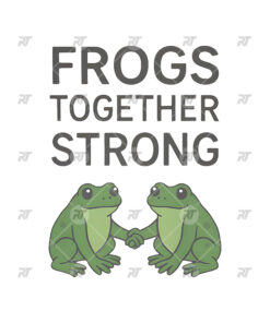 Frogs Together Strong Protest Watermark