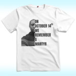 George Floyd Shirt, October 14 We Remember A Martyr, Anti Trump