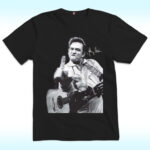 Johnny Cash Middle Finger Shirt