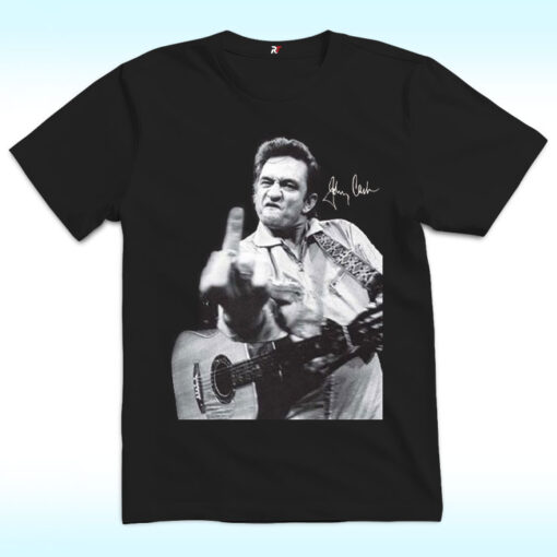 Johnny Cash Middle Finger Shirt