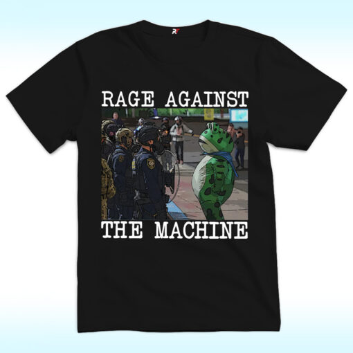 Portland Frog Protest Shirt, Rage Against The Machine