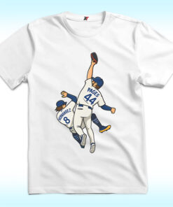 Andy Pages Hitting Kiké Hernandez Shirt, 9th Inning Catch World Series