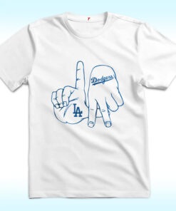 LA Dodgers Hand Sign Shirt