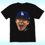 LA Dodgers Yoshinobu Yamamoto Shirt With Signature