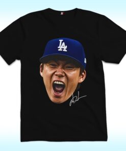 LA Dodgers Yoshinobu Yamamoto Shirt With Signature