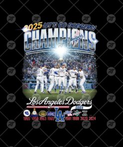 Let's Go Dodgers Watermark Champions World Series