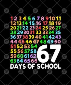 Six Seven Days Of School Watermark