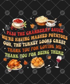 Thanksgiving Dinner Watermark Pass The Cranberry Sauce
