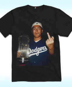 Yoshinobu Yamamoto Middle Finger Shirt, World Series Champions 2025