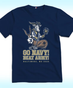 GOAT: America's Game AN Go Navy Beat Army Shirt, Baltimore, MD 2025