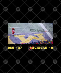 Brutus Ohio State Snow Watermark