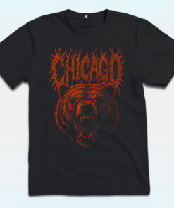 Chicago Bear Metal Band Style Shirt