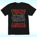 Christmas Tree Alphabet Lights Shirt