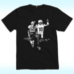 Drake Maye and Tom With Signature Shirt, New England Patriots