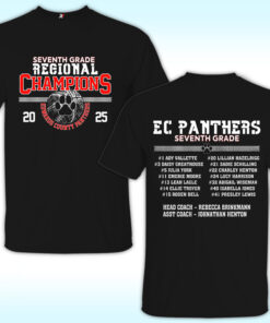 EC Panthers Seventh Grade Regional Champions 2025 Shirt