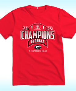 Georgia Bulldogs SEC Champions 2025 Shirt