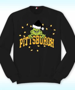 Grinch Pittsburgh Steelers Christmas Sweatshirt