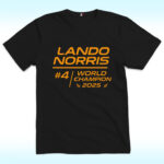 Lando Norris 2025 World Champion F1 Shirt, McLaren Race, Born To Win, Born To Race