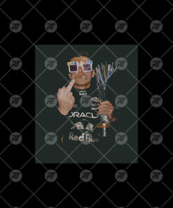 Max Verstappen Pink Lego Sunglasses Middle Finger Watermark