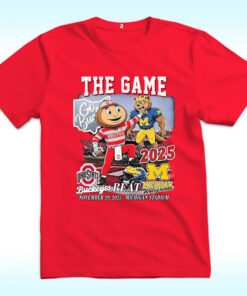 Ohio State Buckeyes The Game Beat Michigan Wolverines 2025 Shirt, Stadium Go Bucks Mascot