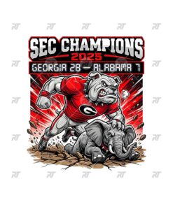 SEC Champions Georgia 28 Alabama 7 Watermark