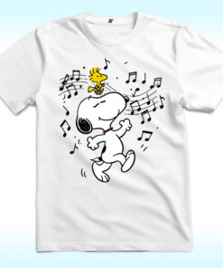 Snoopy Dancing with Woodstock Shirt