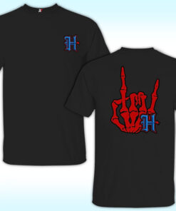 Texans H-Town, Houston Rock Hand Shirt
