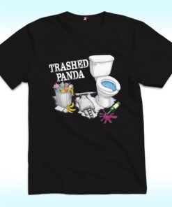 Trashed Panda Funny Drunk Raccoon Shirt