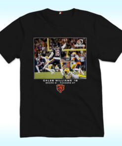 Caleb Williams Flash Features Wild Card, Bears 31, Packers 27 Shirt