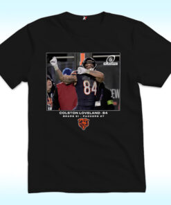 Colston Loveland 84 Flash Features Wild Card Big and Tall Shirt, Bears 31-Packers 27
