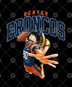 Denver Broncos x One Piece Watermark