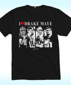 I Love Drake Maye Shirt, New England Patriots