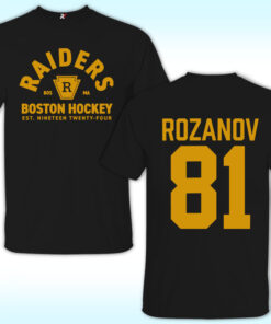 Ilya Rozanov 81-Boston Raiders Shirt