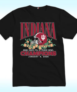 Indiana 2026 Chick-Fil-A Peach Bowl Champions Shirt