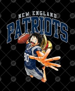 New England Patriots x One Piece Watermark
