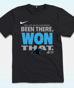 2025 NFC South Division Champions Been There Won That Shirt, Carolina Panthers